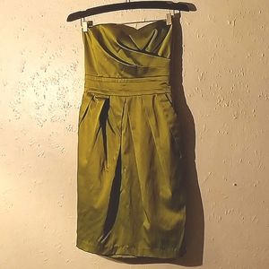 Teeze me, Satin-e ,strapless, formal dress